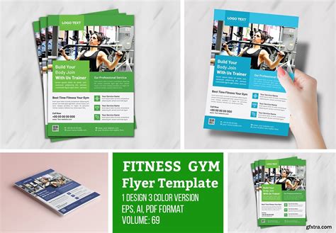 Fitness Gym Flyer Template » GFxtra