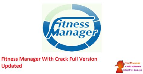 Fitness Manager 10.5.0.2 with Crack