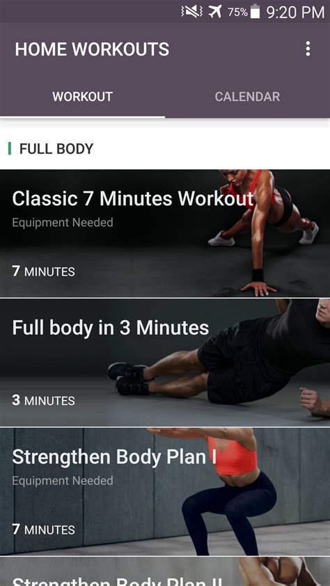 Fitness Planner Home Workout APK Download for Android 