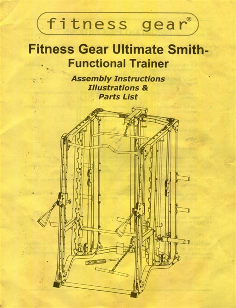 Fitness gear ultimated machine assembly manual. - Estudio y ensayos efectuados en pinturas y materiales termoplásticos utilizados para la señalización horizontal..