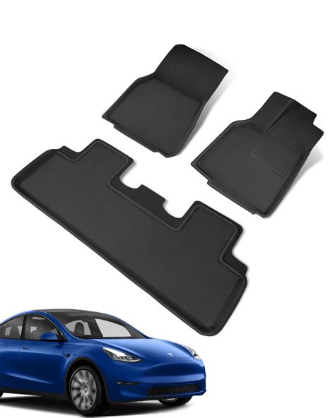 Fits Tesla Model Y Floor Mats Car Carpets RHD All Weather ... - eBay