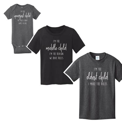 Fitted Birth Order T-Shirts & T-Shirt Designs Zazzle