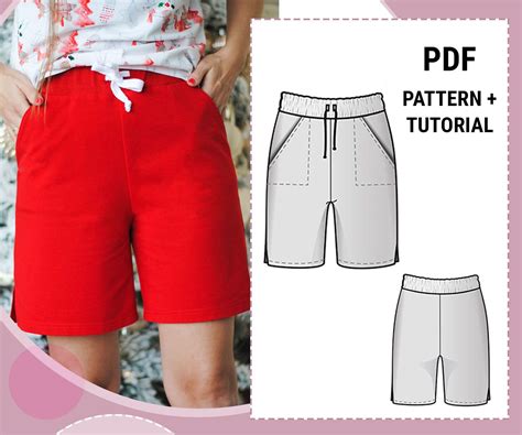 Fitted Shorts Pattern - Etsy