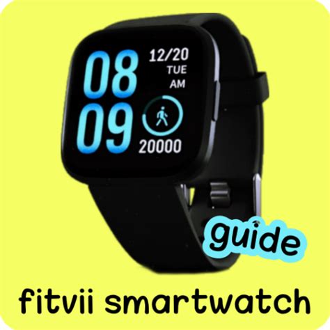 Fitvii watch app.  Usually fitvii smartwatch features a color touch screen...