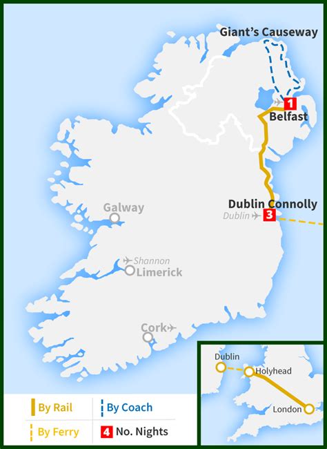 Five Day - London-Dublin-Belfast & The Giants Causeway