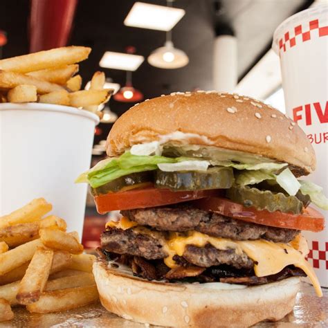 Five Guys Colonial Commons Center: Cheeseburger, hot …