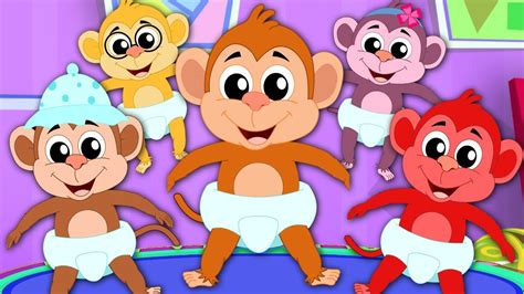 Five Little Babies Jumping On The Bed English Nursery …