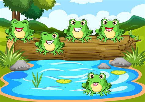 Five Little Speckled Frogs Printable