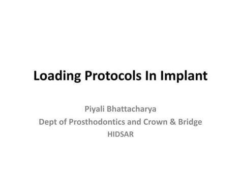 Five Loading Protocols That Suck