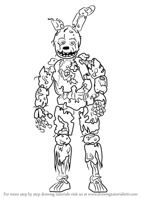 Five Nights At Freddy's Printables Spring Trap