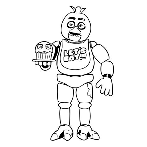 Five Nights At Freddys Chica Drawing
