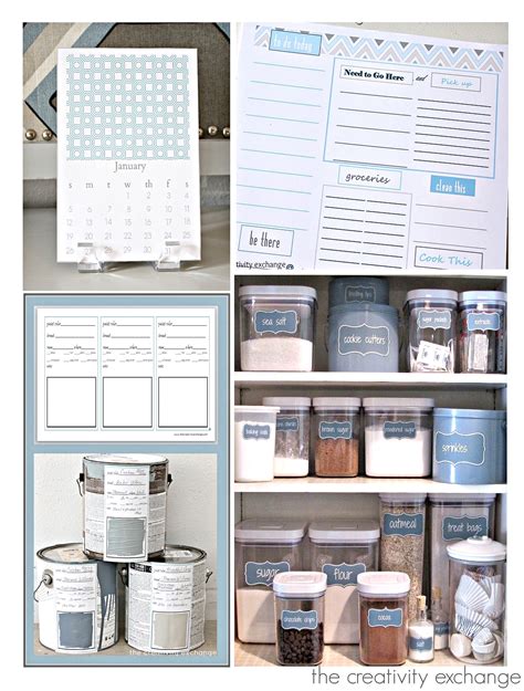 Five Ways to Get Organized with Free Organizing Printables..