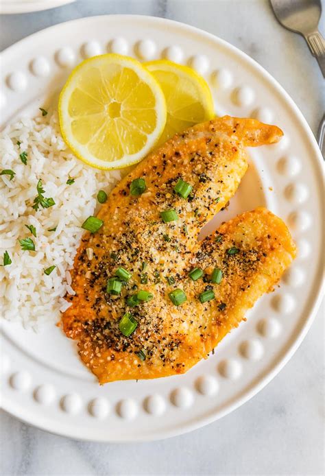 Five Weeknight Dishes: Baked tilapia, simply seasoned with lemon and pepper, and more