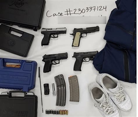 Five arrested, numerous firearms seized in SFPD bust