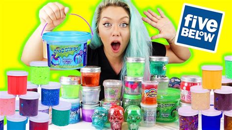 Five below slime liquors. 10.14oz Premade Crystal Slime Blueberry Blue Jelly Cube Glimmer Crunchy Slime, Includes 6 Sets Of Slime, Party Favors For Kids, Stress Relief Novelty Toy For Girls & Boys. $. 9.47. 14.79. (1076) 24pcs Butter Slime Kit: Ideal For Party Favors & Birthday Gifts! 