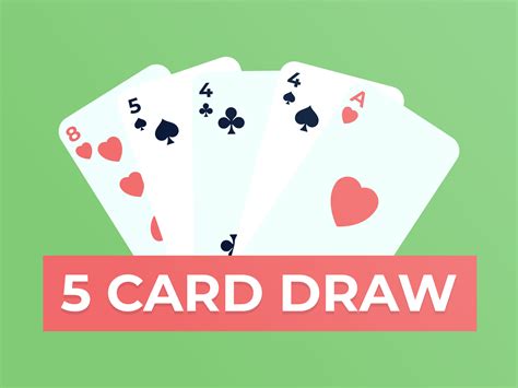 Five card draw poker. Things To Know About Five card draw poker. 