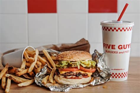 Search by city, town or postcode. Use my Location. Browse all Five Guys restaurants in Missouri. Our fresh burgers are cooked to perfection and don't forget to add our famous hand-cut fries and your favourite shake.. 