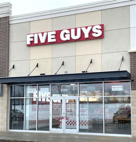 Top 10 Best Five Guys in Grand Rapids, MI - February 2024 - Yelp - Five Guys, Bridge Street Burger Shack, Fat Boy Burgers, Black Napkin Takeout, Clean Eatz, Freddy's Frozen Custard & Steakburgers, Papa Chops Eatery. 