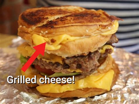Five guys grilled cheese burger. Have you had one of the best burgers from Five Guys?#Burger #FiveGuys #FastFoodWatch Full Video: https://youtu.be/7tEzumUWgUI 