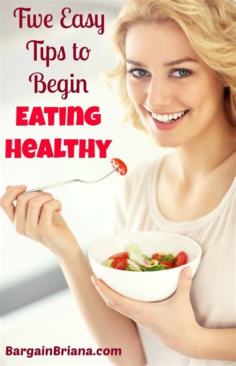 Five simple tips for eat and stay healthy