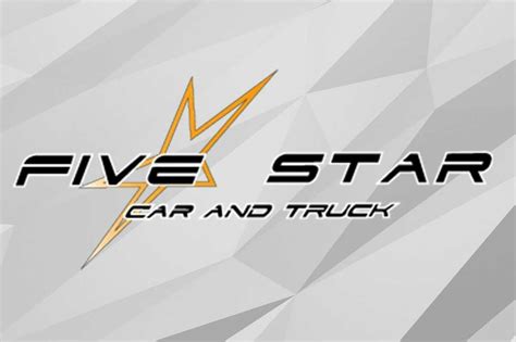 Five star car truck llc. Discover our extensive catalog of racing products at Five Star Bodies, featuring high-quality components for various racing disciplines. ... Short Track Truck (58) Straight-up Metal (62) ... Five Star Race Car Bodies 8899 368th Ave PO Box 700 Twin Lakes, WI 53181 Phone: 262-877-2171. Links. Shipping; 
