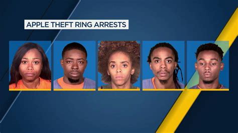 Five suspects wanted for allegedly stealing