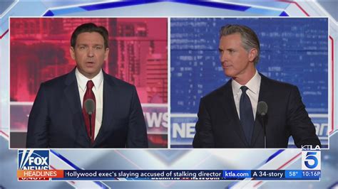 Five takeaways from the fiery DeSantis-Newsom debate on Fox