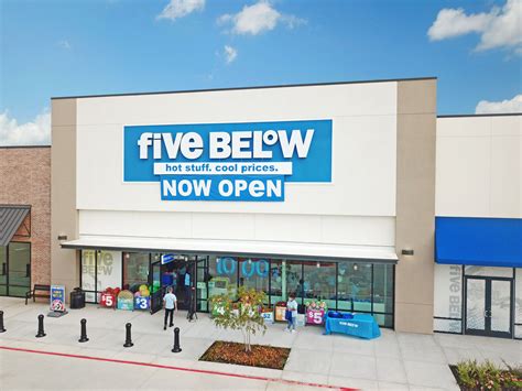 Fiveand below. Woodland Plaza. Open Now - Closes at 7:00 PM. 8802 E 71st St. Tulsa, OK 74133. (918) 238-0033. Browse all Five Below locations in Tulsa, OK to find novelty items, games, and toys. 