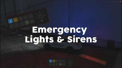 Fivem emergency lights script.  Features: Red and Blue Emergency Lights as removable extr...