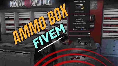 Fivem giveitem list ammo
