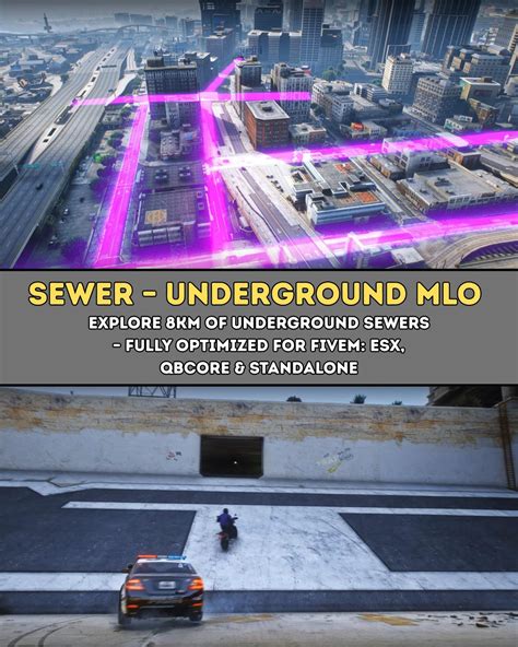 Fivem underground mlo.  Works with ESX, QBCore & Standalone.  Experience a...