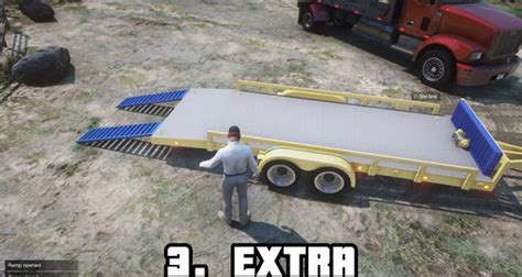 Fivem winch script.  Players can drive vehicles onto trailers, which automatica...