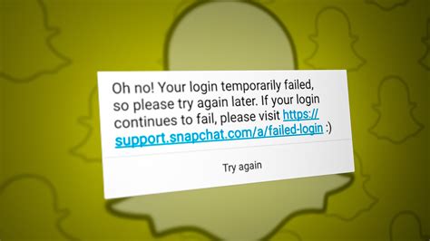 Fix: Snapchat Login Temporarily Failed - Appuals