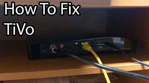 Fix: TiVo is Stuck On Starting Up - YouTube