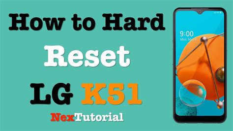 Fix "The application has stopped" in LG K51 - hard reset