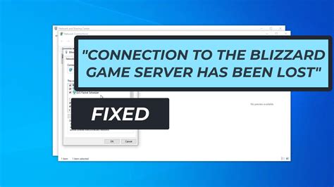 Fix Connection to Blizzard Game Server Lost issue on Windows YouTube