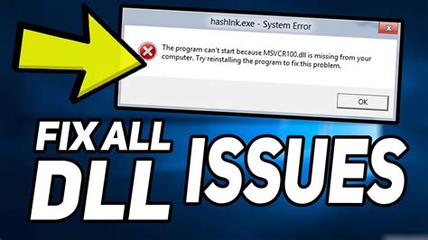 Fix Dll Errors Windows 10