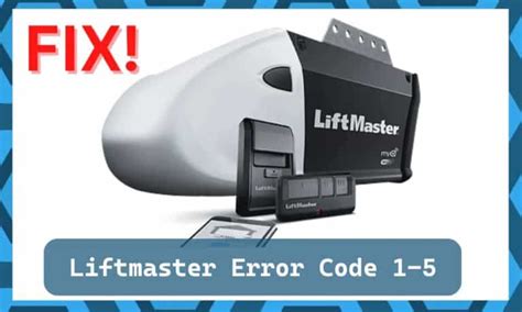 Fix Liftmaster Error Code 46 ‣ Pro Tools Guide