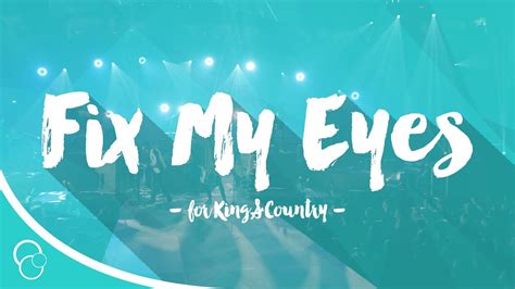 Fix My Eyes - for King & Country - Accompaniment Track