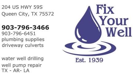 Fix Your Well CO Queen City TX, 75572 – Manta.com