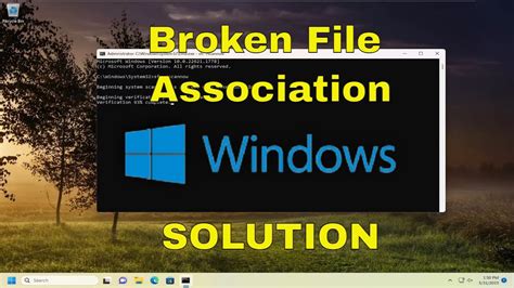 Fix broken EXE file association in Windows 11/10