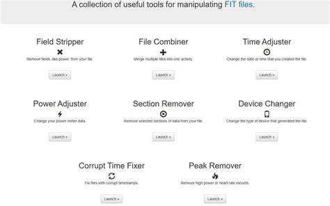 Fix corrupt fit file.  FIT File Tools A collection of useful tools for m...