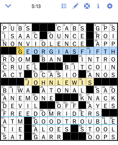 Fix firmly nyt crossword clue. Crossword Clue. The crossword clue Firmly fix with 6 letters was last seen on the December 11, 2021. We found 20 possible solutions for this clue. Below are all possible answers to this clue ordered by its rank. You can easily improve your search by specifying the number of letters in the answer. 