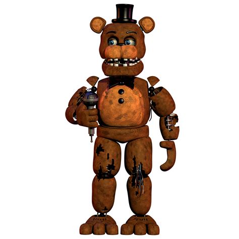 Fixed withered freddy. The Withered animatronics are the same as the Classics. Some time after the Bite of 87, the Withered were repaired and redesigned and put back on stage in a new location, which is the FNAF 1 location. The Toys are implied to be possessed by the SAVETHEM minigame, where we see another set of dead children, that were killed in the FNAF 2 location. 5. 