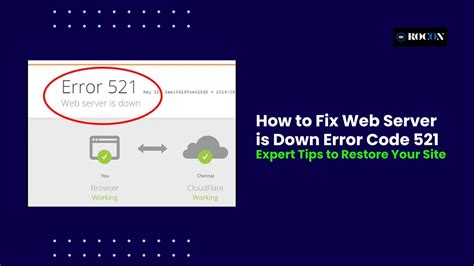 Fixing Error 521: Web Server Down - Troubleshooting Guide (2026)