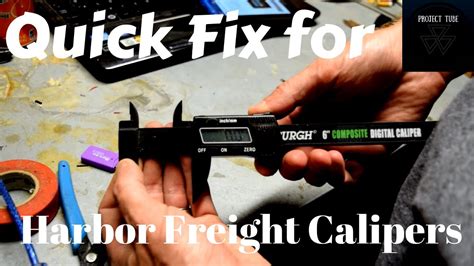 Fixing Harbor Freight Digital Caliper - YouTube