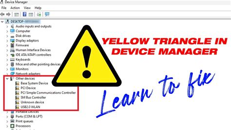 Fixing a Yellow Exclamation Point in Device Manager