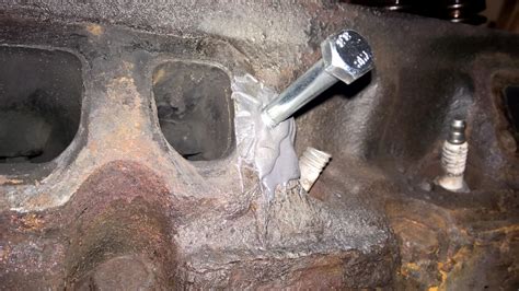 Fixing a ruined bolt hole with JB weld? - Old Gen.: 80