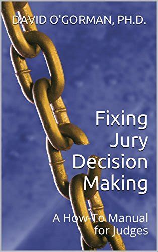 Fixing jury decision making a how to manual for judges. - West bend coffee maker espresso manual.