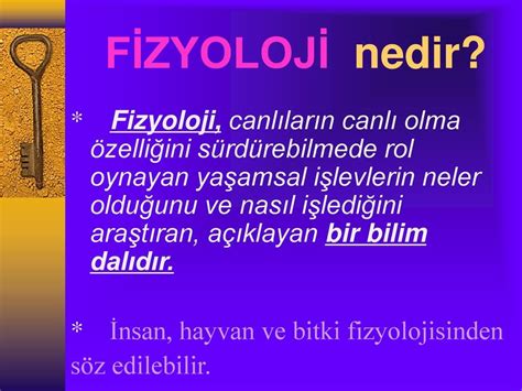 Fizyoloji Nedir. 